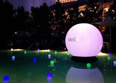Prodotti gonfiabili di pubblicità di notte, luce gonfiabile porpora del pallone del LED per esposizione