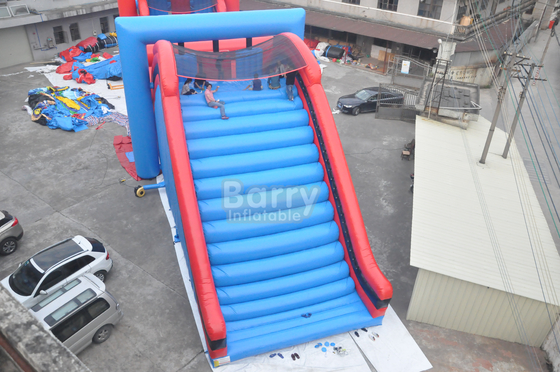 Gioco all'aria aperta divertimento per adulti Corso di ostacoli gonfiabile 5K Gioco di ostacoli Bouncer Slide Combo